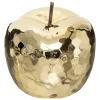 atmosphera Accesorios|Estilo Contemporaneo>Manzana Decorativa Pamela Dorada De Cerámica