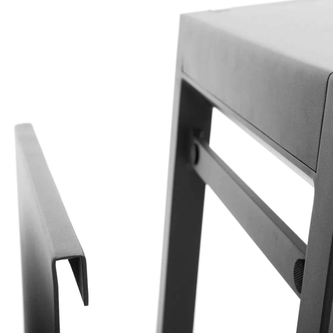 hespéride Mesas De Jardín>Mesa auxiliar ALLURE graphite de aluminio