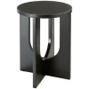 atmosphera Mesas Bajas Y Auxiliares|Estilo Contemporaneo>Mesa auxiliar BLOOM negra de mdf