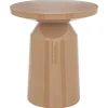atmosphera Mesas Bajas Y Auxiliares>Mesa Auxiliar De Metal Beige Sita