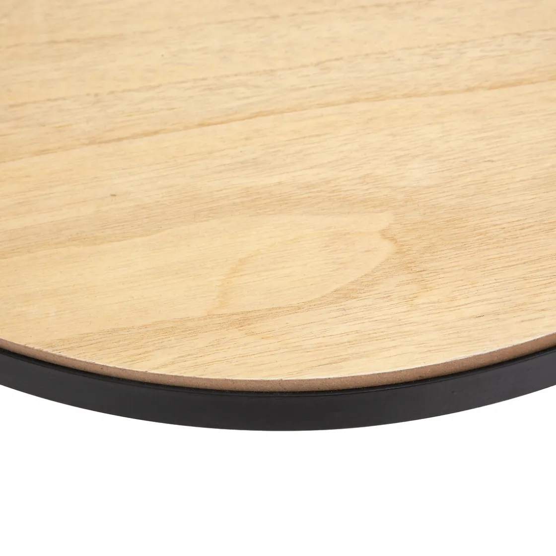atmosphera Mesas Bajas Y Auxiliares|Estilo Industrial>Mesa Auxiliar Mdf/Vidrio 50.5x49Cm