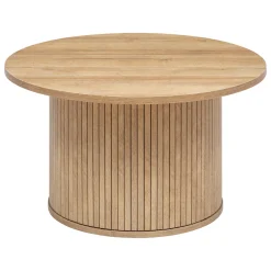 atmosphera Mesas Bajas Y Auxiliares|Estilo Contemporaneo>Mesa Auxiliar Redonda Beige Colva 40cm