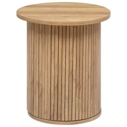 atmosphera Mesas Bajas Y Auxiliares|Estilo Contemporaneo>Mesa Auxiliar Redonda Colva Beige 50cm