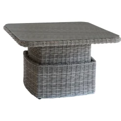 hespéride Mesas De Jardín>Mesa Cuadrada Mooréa 110x110x45/69Cm