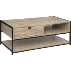 Mesas Bajas Y Auxiliares|Estilo Industrial>Mesa De Centro Aliaj Beige