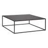 atmosphera Mesas Bajas Y Auxiliares|Estilo Industrial>Mesa De Centro Negra De Metal 100x100x36Cm