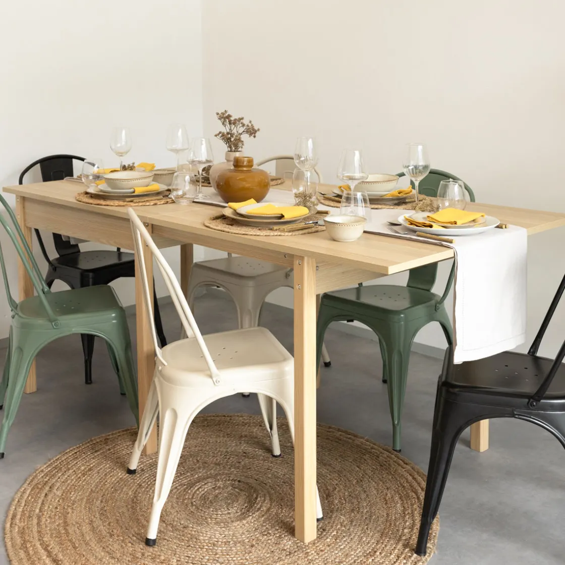 5five Mesas Para Comer>Mesa de cocina extensible de MDF 180cm