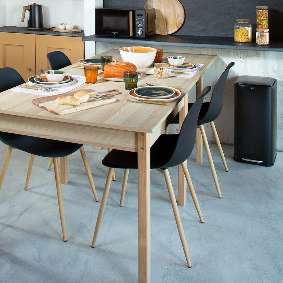 5five Mesas Para Comer>Mesa de cocina extensible de MDF 180cm