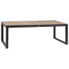 hespéride Mesas De Jardín>Mesa extensible CORVO de aluminio y madera acacia