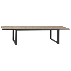 hespéride Mesas De Jardín>Mesa extensible CORVO de aluminio y madera acacia
