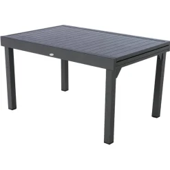 hespéride Mesas De Jardín>Mesa extensible PIAZZA gris graphite 135-270cm