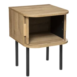 atmosphera Mesas Bajas Y Auxiliares|Estilo Contemporaneo>Mesita De Noche Beige Colva