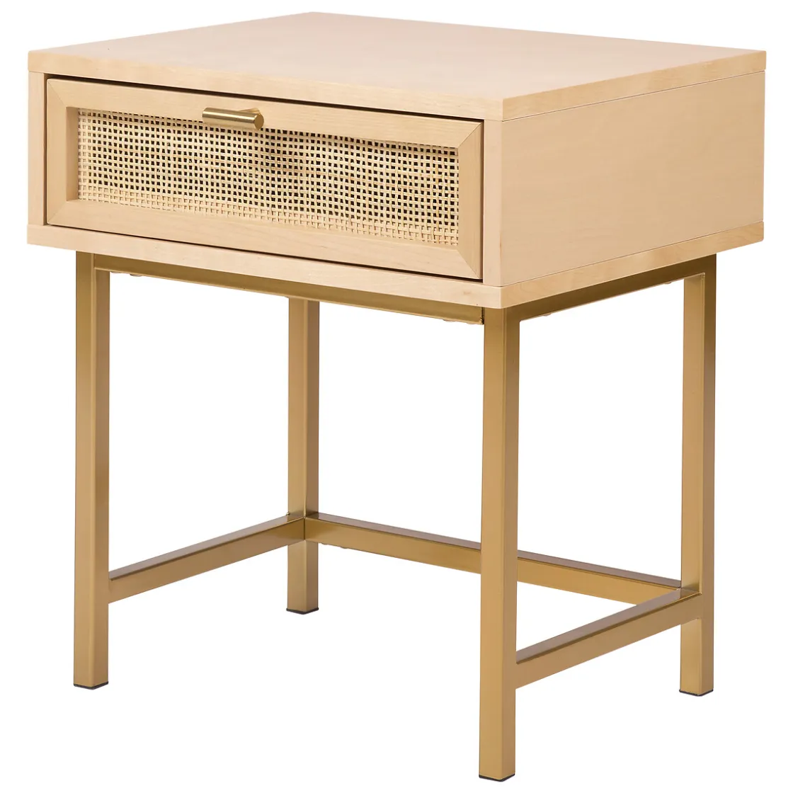 atmosphera Mesas Bajas Y Auxiliares|Estilo Oriental>Mesita De Noche Rayo Beige 45x35x50Cm