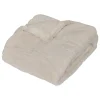 atmosphera Mantas>Mnata ADIREL beige pelo 80x180cm