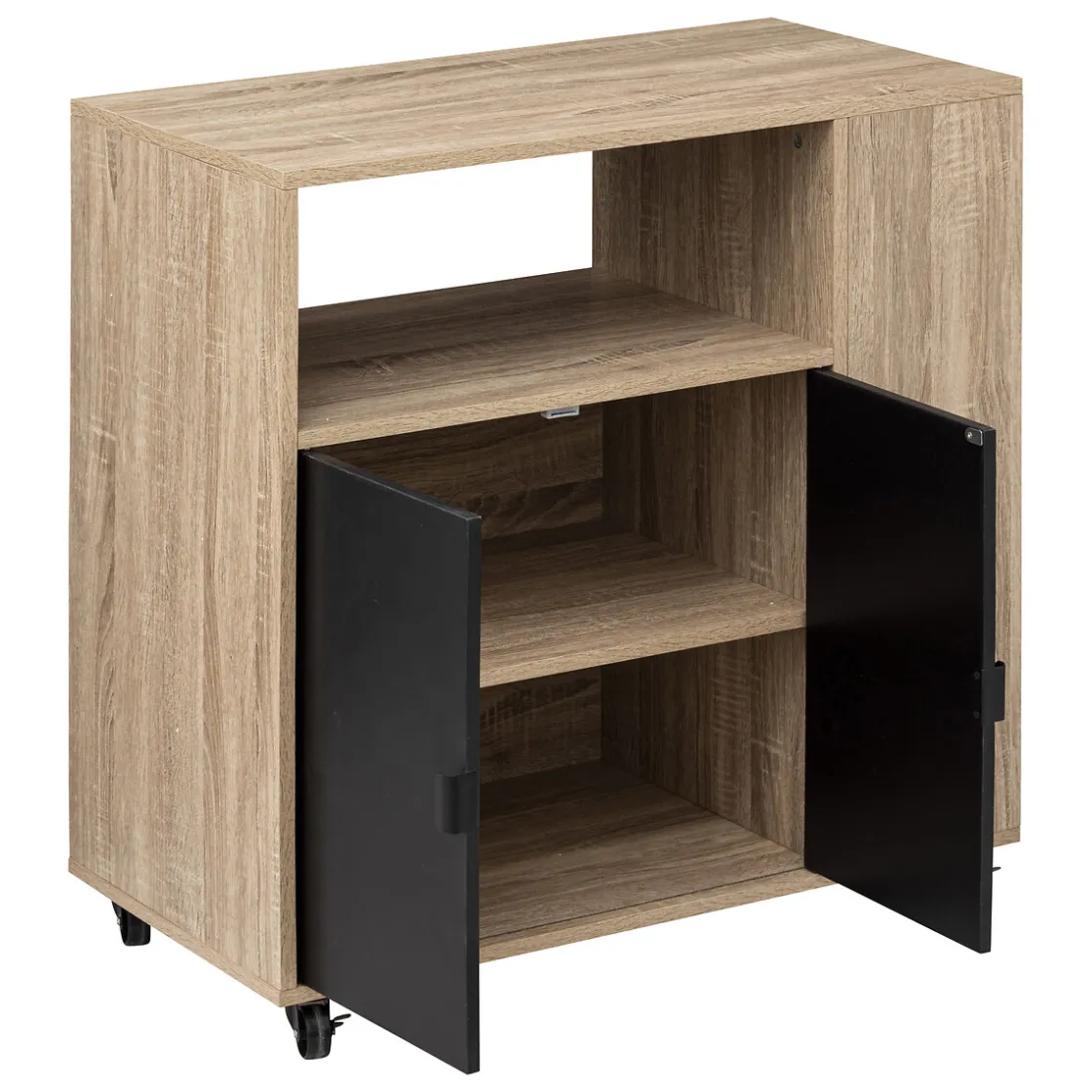 5five Muebles Y Carros De Apoyo>Mueble Auxiliar De 2 Puertas 76x40x80Cm