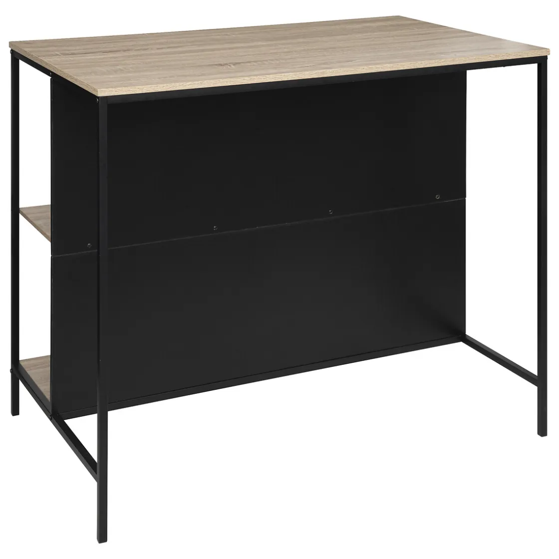 5five Muebles Y Carros De Apoyo>Mueble auxiliar marrón y negro ALIAJ