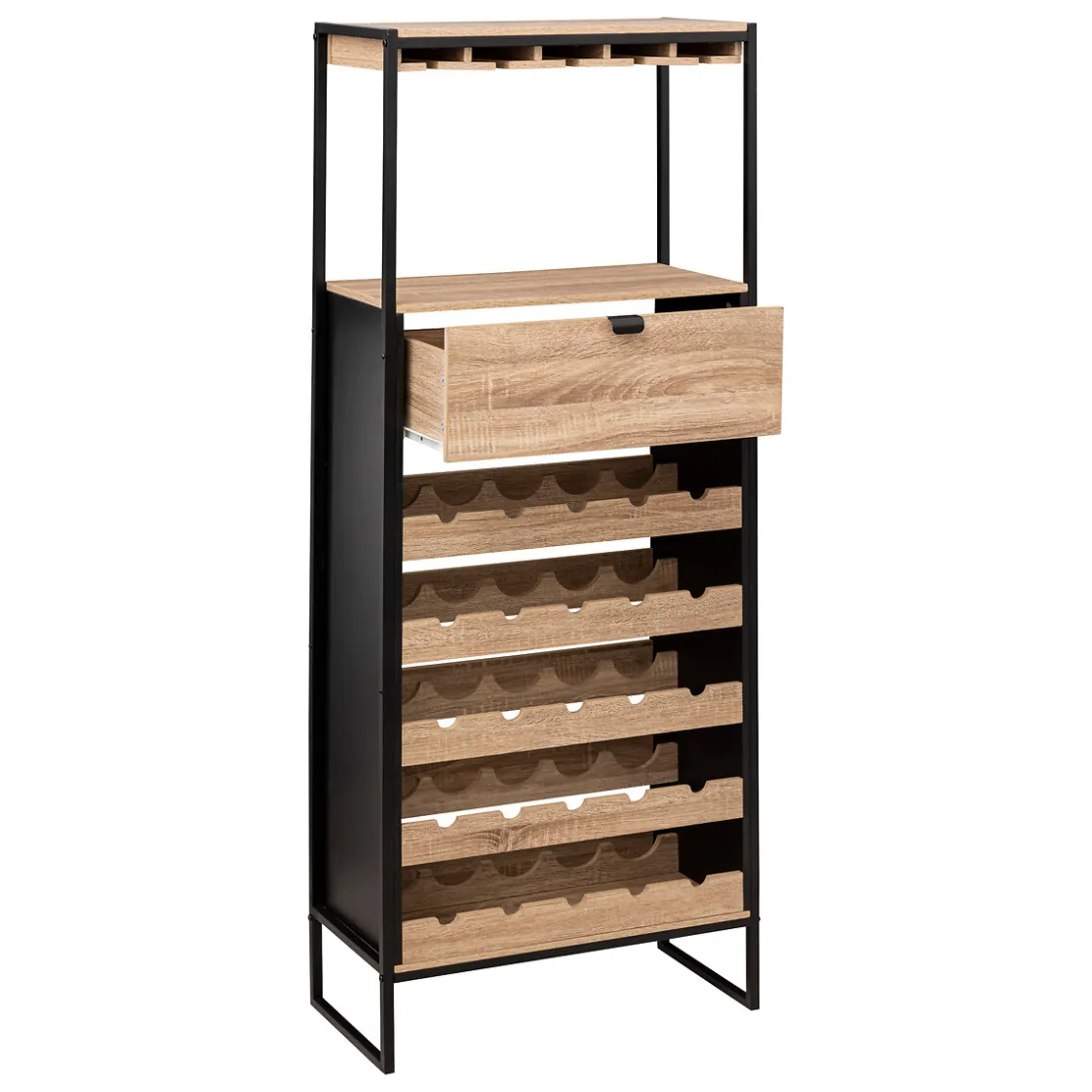 5five Muebles Y Carros De Apoyo>Mueble bar ALIAJ de mdf con botellero