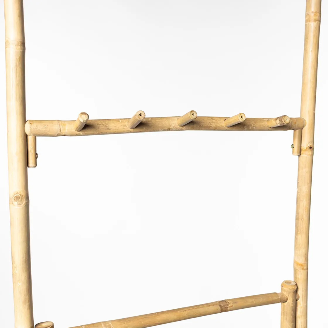 Muebles Con Lavabo Y Auxiliares>Mueble de baño con 3 estantes de bambú