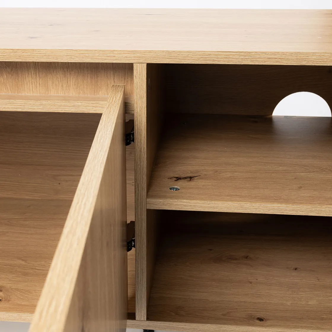 Muebles Y Carros De Apoyo|Estilo Industrial>Mueble De TV Orlando Beige