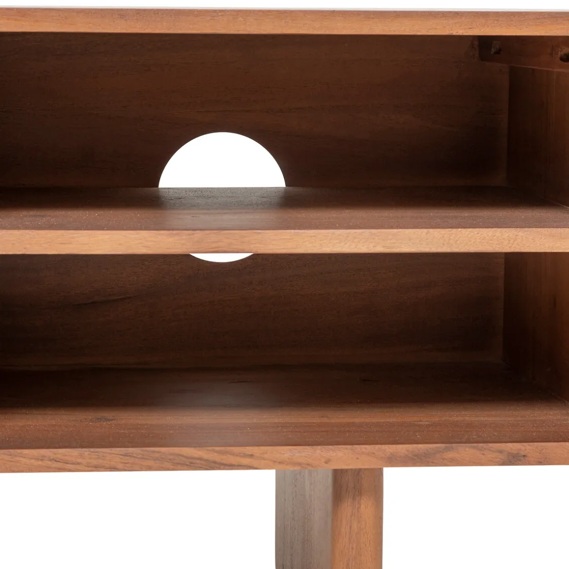 Aparadores Y Consolas|Estilo Industrial>Mueble para tv NANDA de madera de acacia 40cm