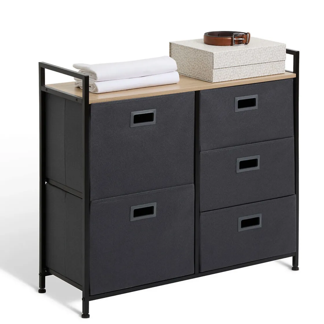 Armarios, Estantes Y Estanterías.>Mueble TISSA gris oscuro 77cm