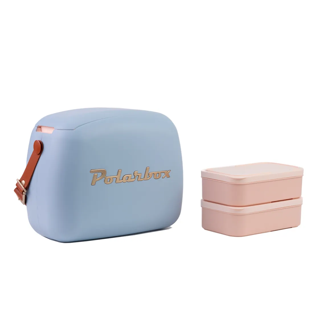 Tapas Y Cubiertas>Nevera Polarbox Azul 6L 2 Recipientes