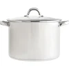 Cazuelas, Sartenes Y Hervidores>Olla De Acero Inoxidable C/Tapa 22Cm