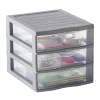 Accesorios De Almacenamiento>Organizador C/3 Cajones A5 Transparente