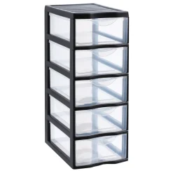 Accesorios De Almacenamiento>Organizador C/5 Cajones Transparente