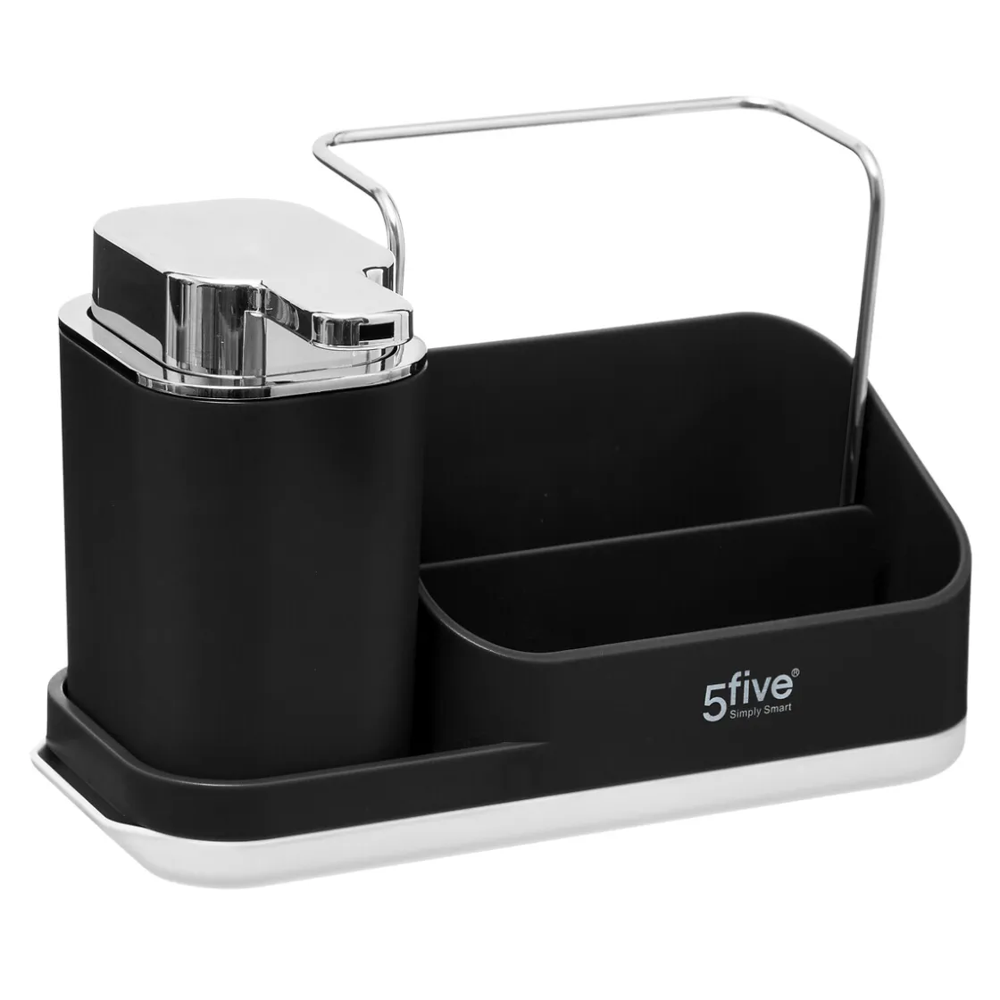 5five Encimera Y Lavavajillas>Organizador Negro P/Encimera 21.5x9x14