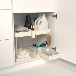 5five Encimera Y Lavavajillas>Organizador para armario beige con 2 niveles 34cm