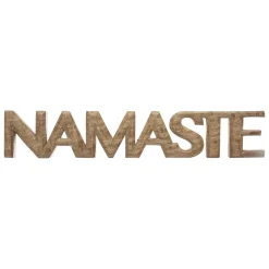 atmosphera Accesorios|Estilo Étnico>Palabra Decorativa Namaste 56x3.2x9.5Cm
