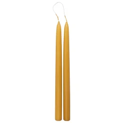 atmosphera Velas>Paquete 2 Velas Candelabros Hugo Mostaza