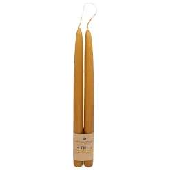 atmosphera Velas>Paquete 2 Velas Candelabros Hugo Mostaza