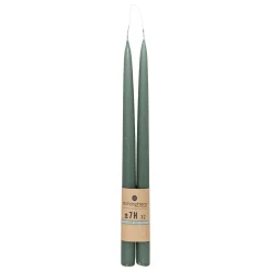 atmosphera Velas>Paquete 2 Velas Candelabro Verde Hugo