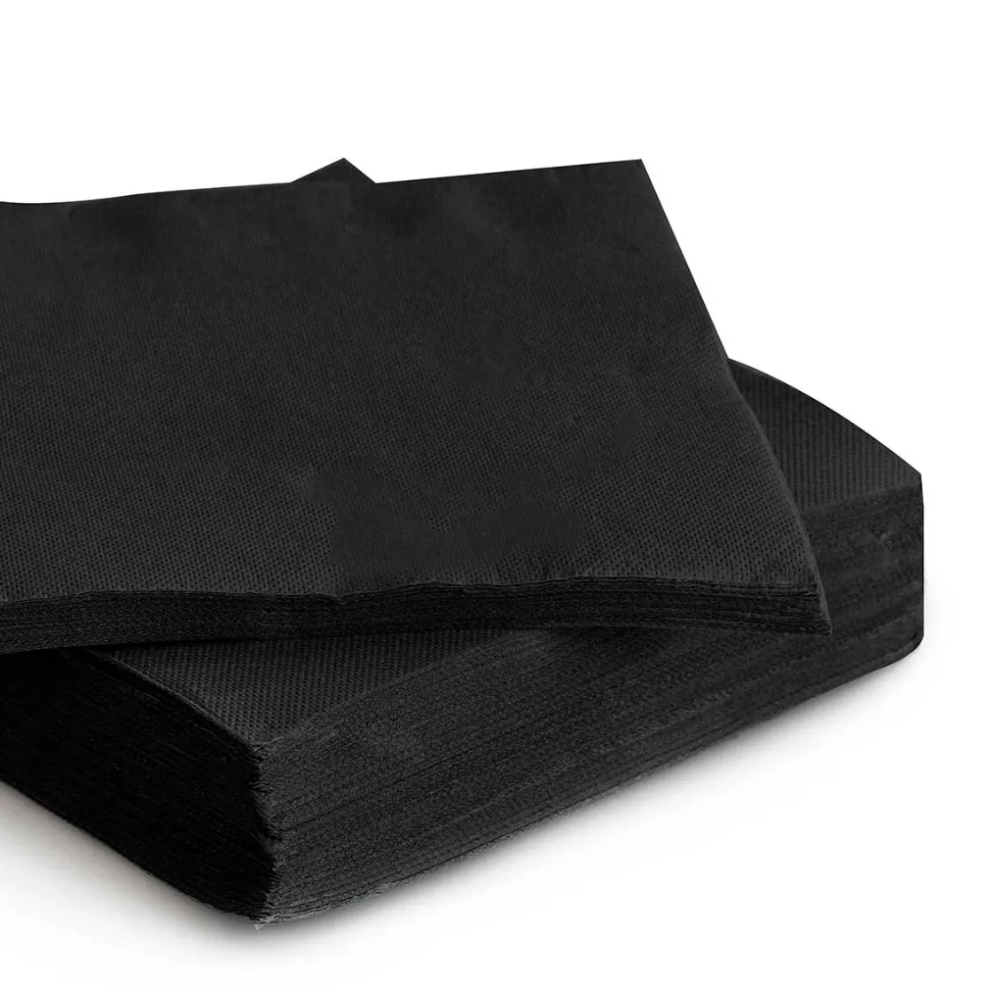 Manteles, Servilletas Y Manteles Individuales>Paquete de 30 servilletas negro 38x38Cm