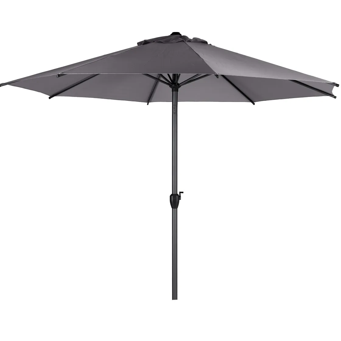 hespéride Parasol Y Bases>Parasol LOOMPA gris ardósia 3m