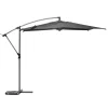 hespéride Parasol Y Bases>Parasol MANOA excéntrico gris ardósia 3m