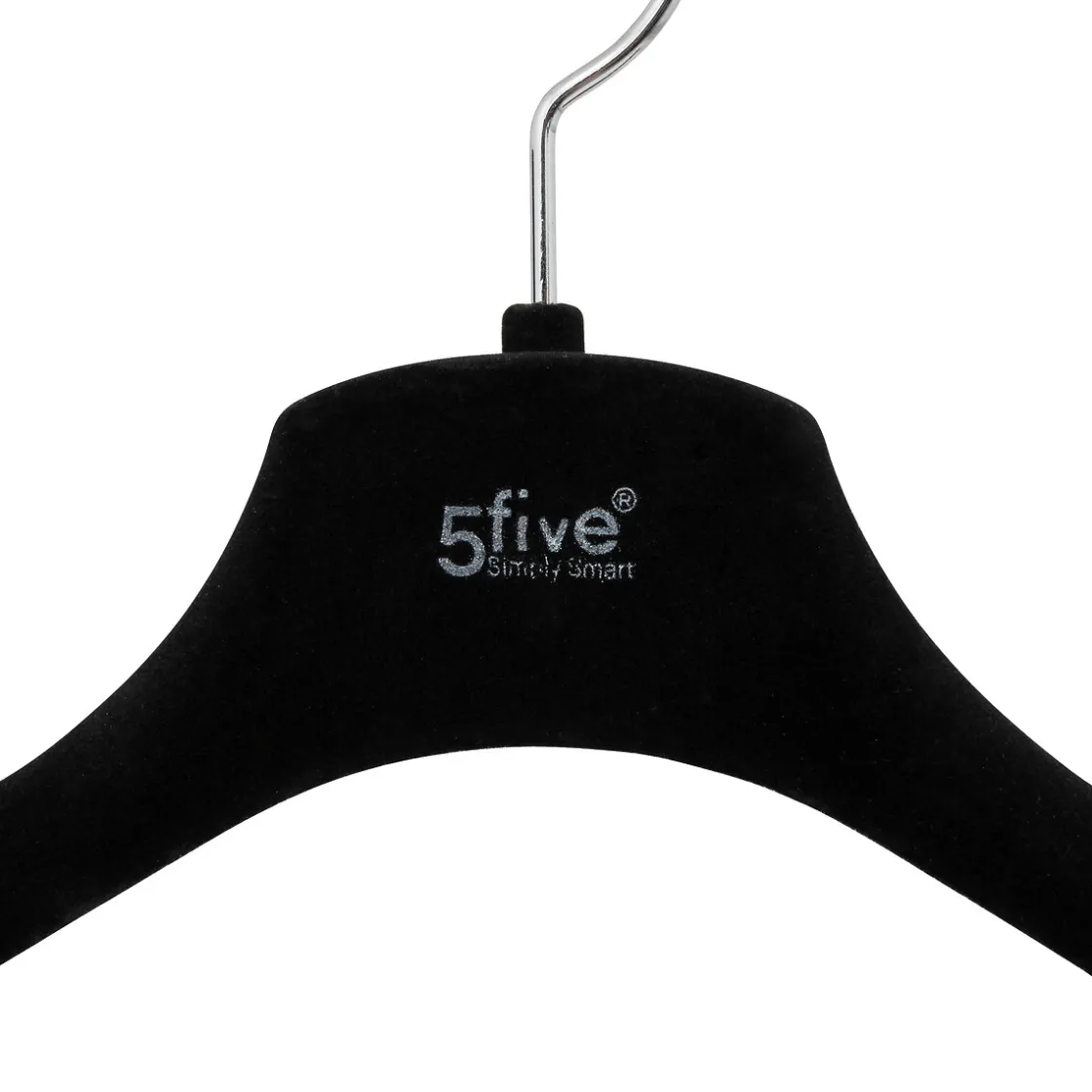 5five Perchas Y Travesaños>Percha de fieltro negra