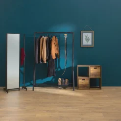 5five Perchas Y Travesaños>Percha De Madera Para Cinturones