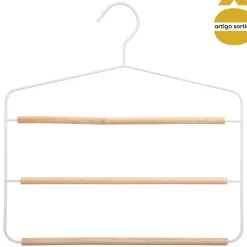 5five Perchas Y Travesaños>Percha De Metal Con Madera