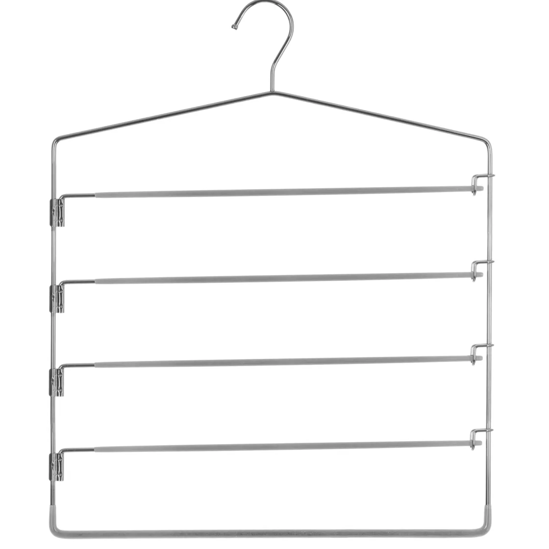 5five Perchas Y Travesaños>Percha De Metal/Pvc P/4 Pantalones