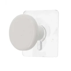 Toalleros>Perchero Baño Blanco De Madera 4.5cm