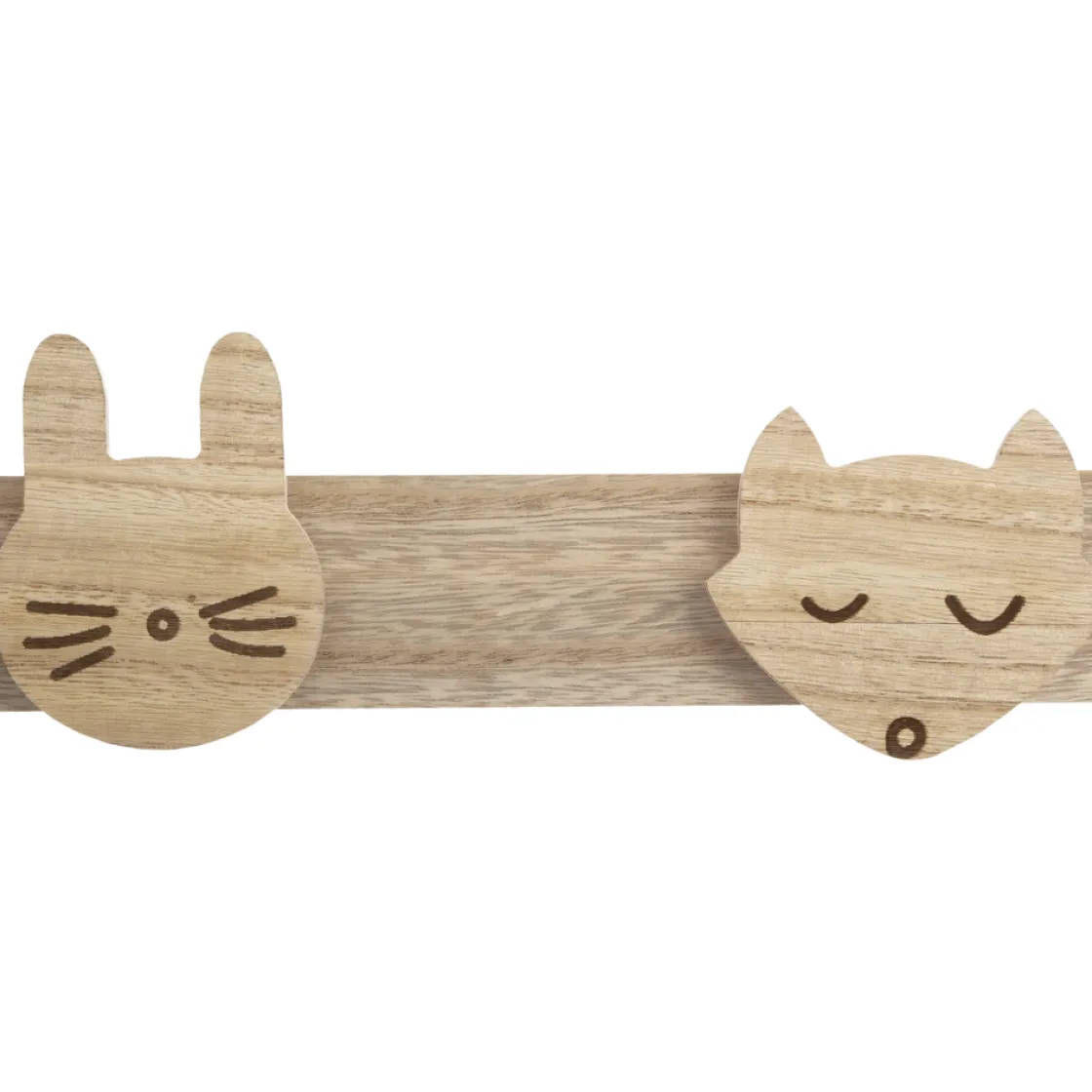 atmosphera4kids Almacenamiento>Perchero WILD marrón de mdf