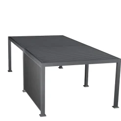 hespéride Pérgolas>Persiana para pérgola ÉVORA gris grafito 3.6x6m