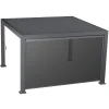 hespéride Pérgolas>Persiana pérgola ÉVORA gris grafito 3.6x6m