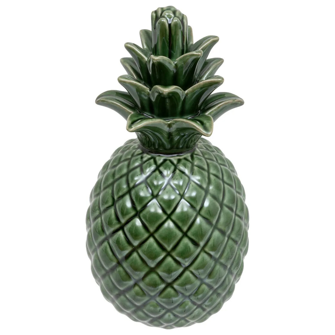 atmosphera Accesorios>Piña verde decorativa de cerámica