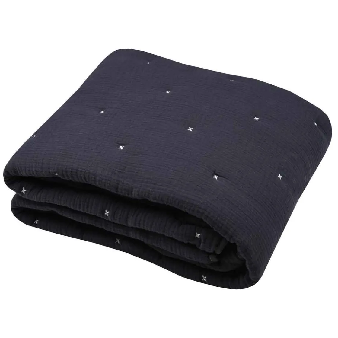 Edredones Y Colchas>Pie De Cama Azul Oscuro 130x180cm