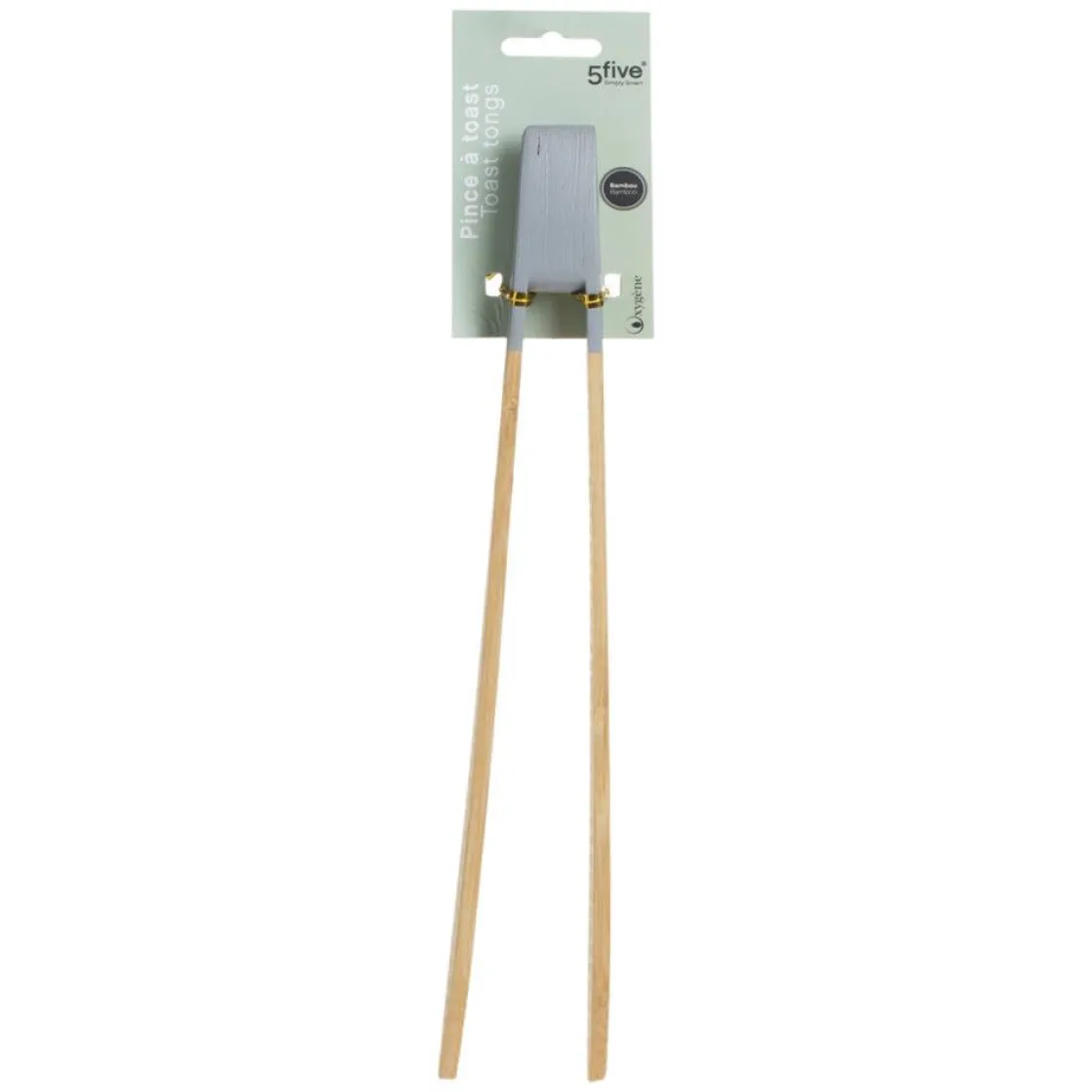 5five Utensilios Para Servir>Pinzas De Cocina De Bambú 24x1.5x1.5Cm