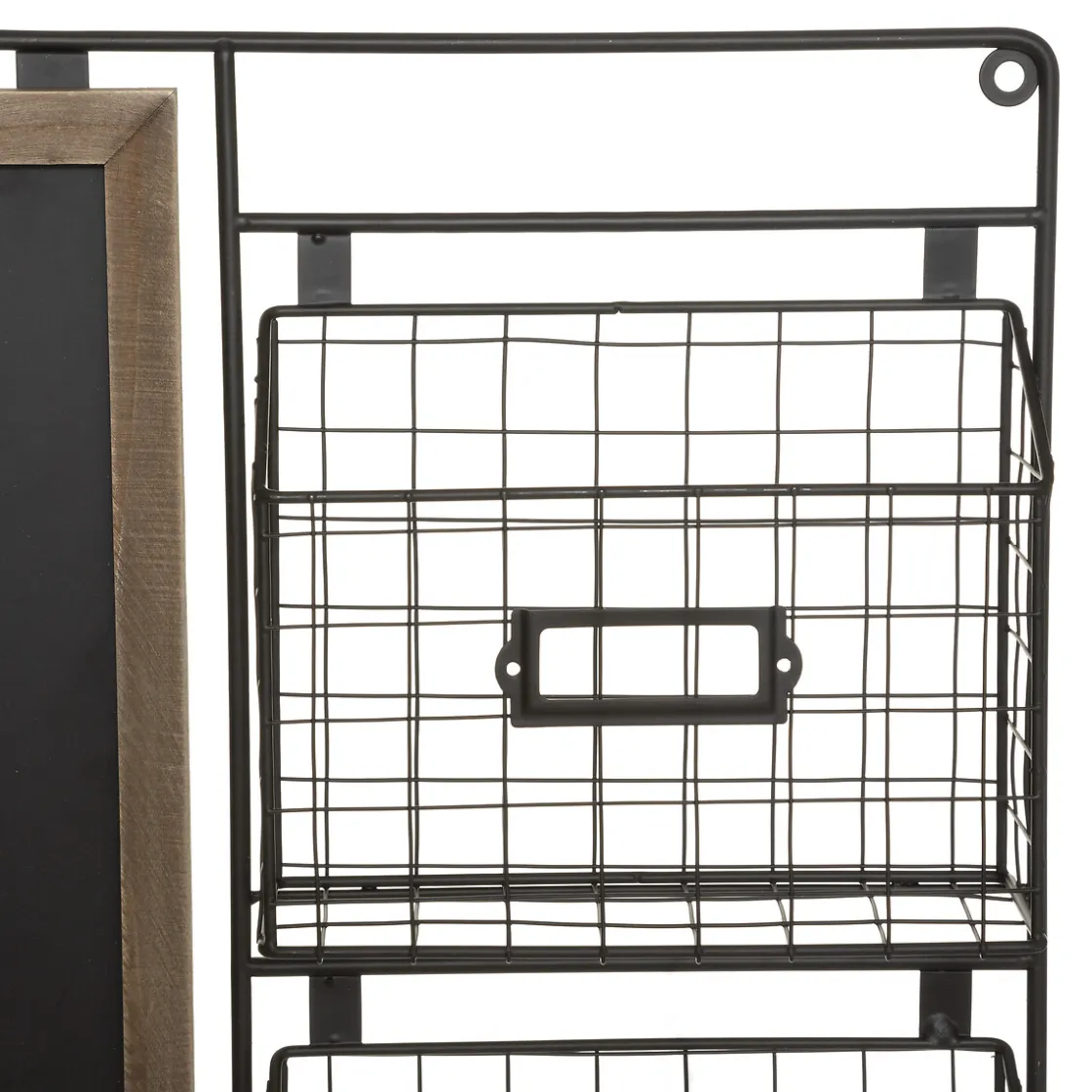 atmosphera Accesorios|Estilo Industrial>Pizarra Con Cestas P/Almacenaje 50x70Cm
